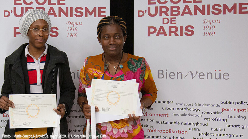 Master Urbanisme et Aménagement, Remise des diplômes, promotion 2018-2019, mars 2020