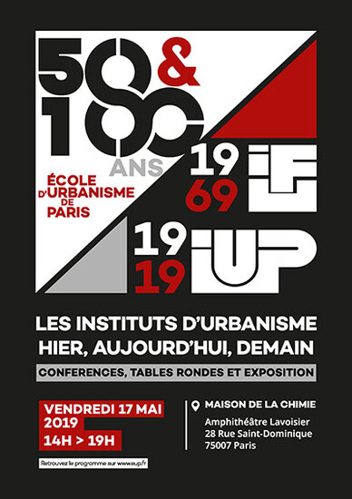 EUP 2019 - 50 et 100 ans de l'IFU et de l'IUP, Affiche