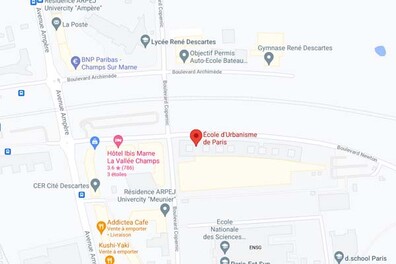 l'EUP sur Google Maps, miniature