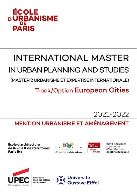 Calendrier Upec 2023 International Master In Urban Planning And Studies